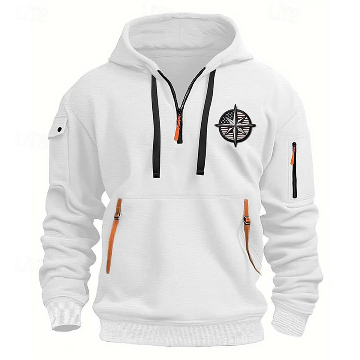 Pull à capuche homme léger – Coupe ample streetwear