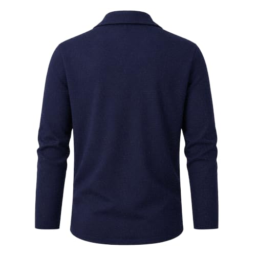 Allthemen – Cardigan Homme en Laine à Double Boutonnage – Pull Chaud & Élégant