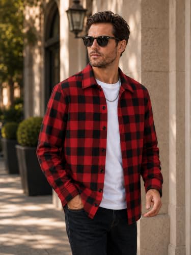 Chemise à carreaux homme manches longues – Style décontracté, casual & intemporel