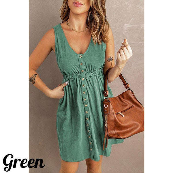 Robe courte sans manches pour femme VELICYA