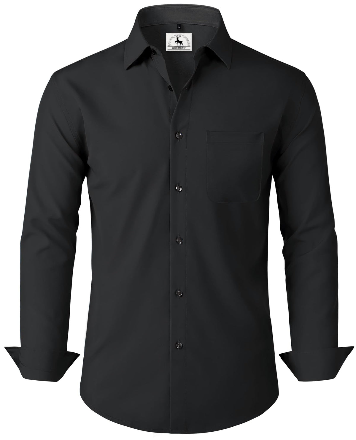 Chemise homme slim fit à manches longues – style business, décontracté et élégant