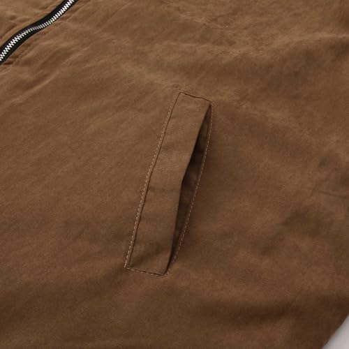 Veste Homme Style Cuir à Capuche – Blouson 3D Imprimé Zippé avec Effet Moumoute