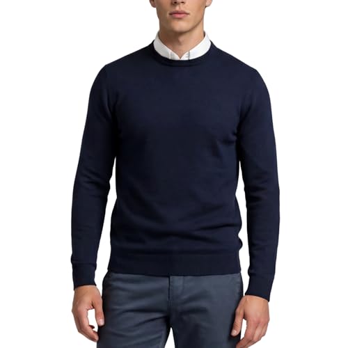 Pull homme Xact en coton à col rond
