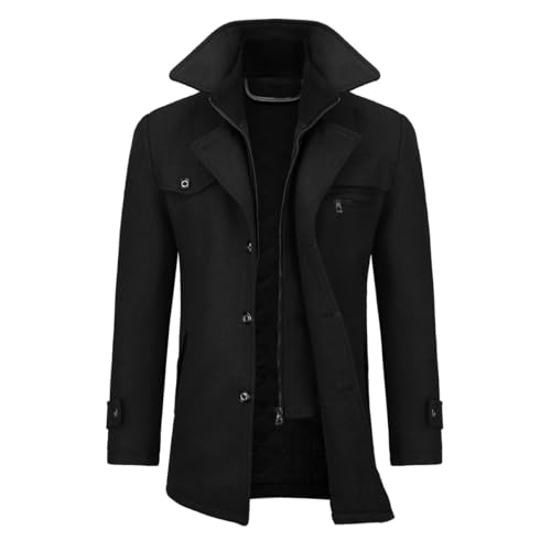 Allthemen – Trench-coat homme style business – Élégant, chic et décontracté