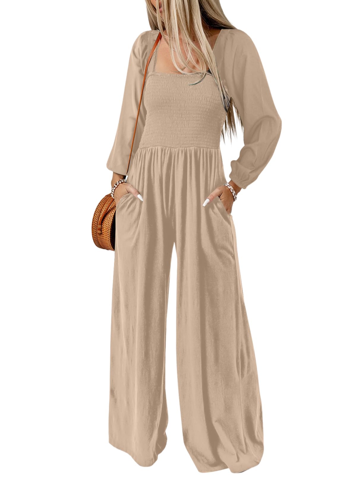 Dokotoo – Combinaison Femme Stretch à Bretelles, Coupe Ample & Style Casual Chic