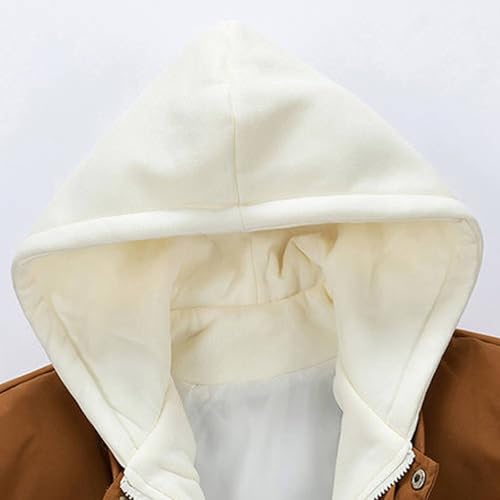 Gilet Homme Hiver Chaud – Veste Anorak Ample & Décontractée au Style Tendance
