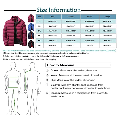 JJPAR – Veste mi-saison homme style militaire – Chaude, épaisse et grande taille