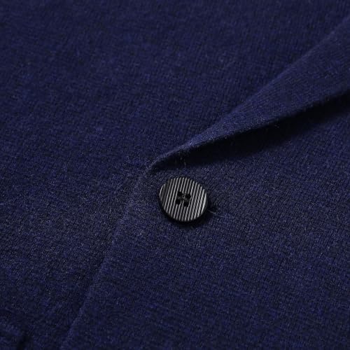 Allthemen – Cardigan Homme en Laine à Double Boutonnage – Pull Chaud & Élégant