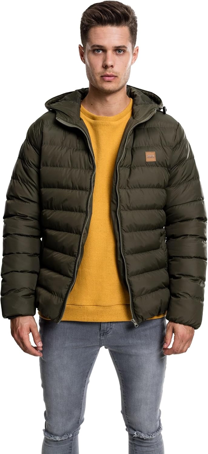 Urban Classics – Doudoune Homme Veste Mi-Saison – Style Urbain & Décontracté