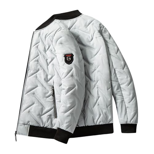 Doudoune Homme Grande Taille Sans Capuche – Veste Matelassée Chaude, Coupe-Vent & Résistante à l’Eau