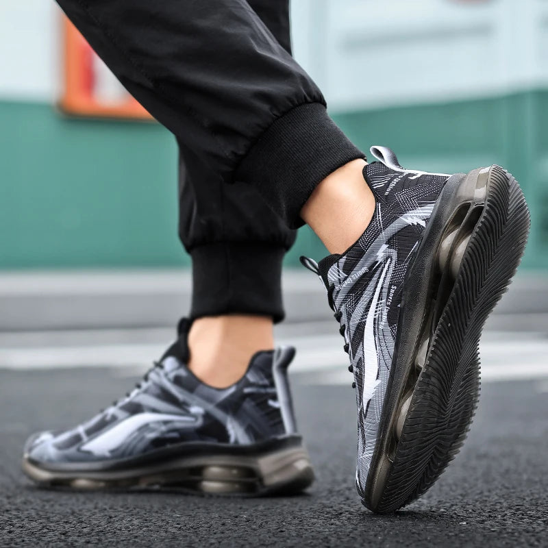 🏀 Chaussures de Basketball Homme à Coussin d’Air – Respirantes, Antidérapantes & Absorption des Chocs