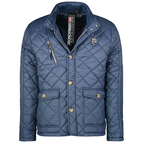 Geographical Norway Cargue Men – Veste Homme Matelassée – Style Outdoor, Casual & Urbain