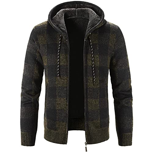 Veste homme TOFOTL à capuche zippée, style vintage