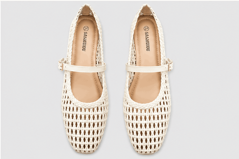 Ballerines Femme ADAMUMU Mary Jane Tressées – Élégance Artisanale & Confort Chic VELICYA