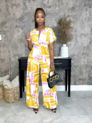YUEWOO – Combinaison Femme Élégante à Manches, Coupe Longue & Style Casual Chic