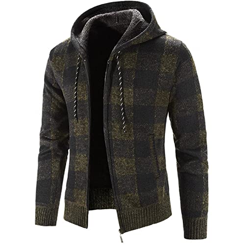 Veste homme TOFOTL à capuche zippée, style vintage