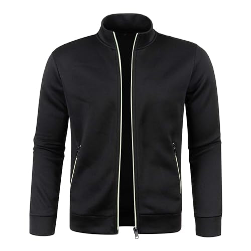Gilet homme POIUIYQA zippé à col montant