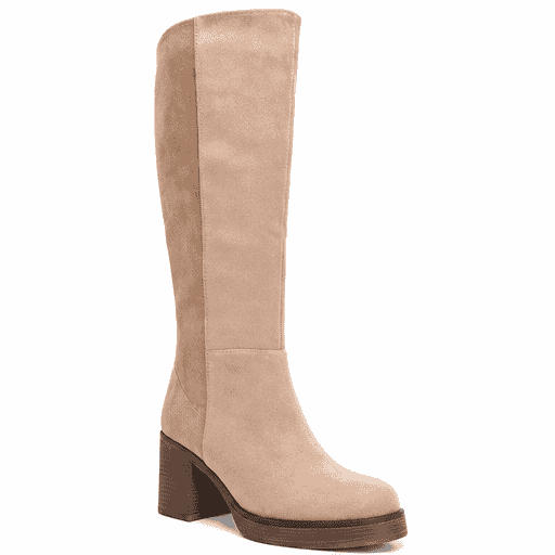 Bottes Hautes Femme Grande Taille – Talon Bloc & Élégance Intemporelle VELICYA