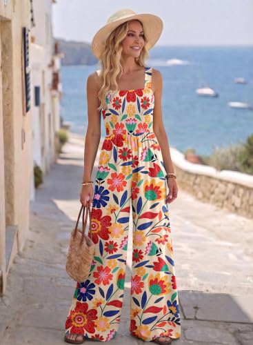 Dokotoo – Combinaison femme oversize sans manches, style salopette et coupe décontractée