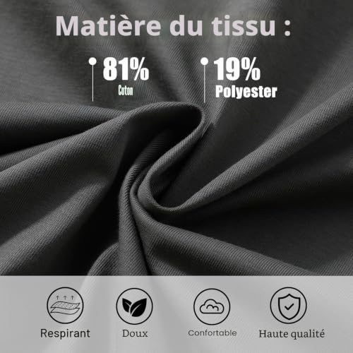 Comilaka – Polo homme décontracté en coton – Manches longues et style classique