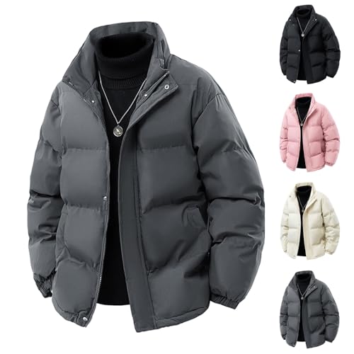 Doudoune matelassée d'hiver pour homme – Manteau chaud, épais et coupe-vent – Style outdoor et randonnée