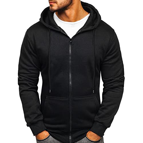 Veste zippée homme à capuche – Style casual