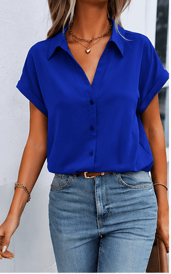 Chemisier Femme – Manches Chauve-Souris & Style Casual Chic VELICYA
