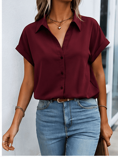 Chemisier Femme – Manches Chauve-Souris & Style Casual Chic VELICYA