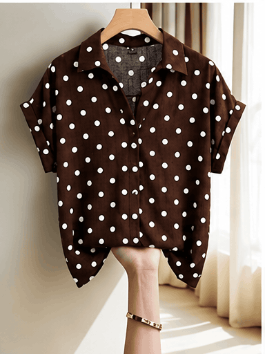 Chemisier Femme – Manches Chauve-Souris & Style Casual Chic VELICYA