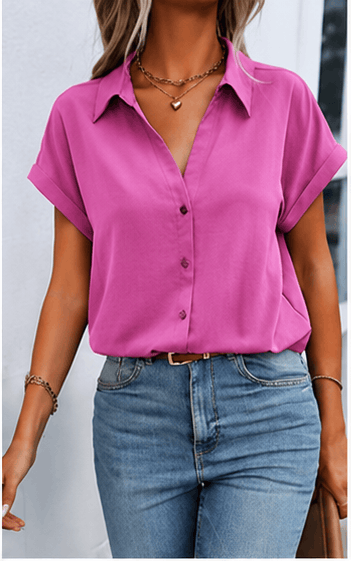 Chemisier Femme – Manches Chauve-Souris & Style Casual Chic VELICYA