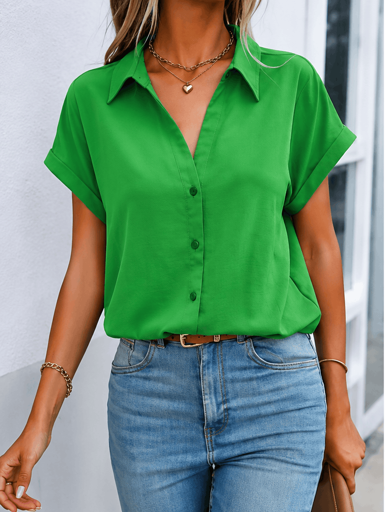 Chemisier Femme – Manches Chauve-Souris & Style Casual Chic VELICYA