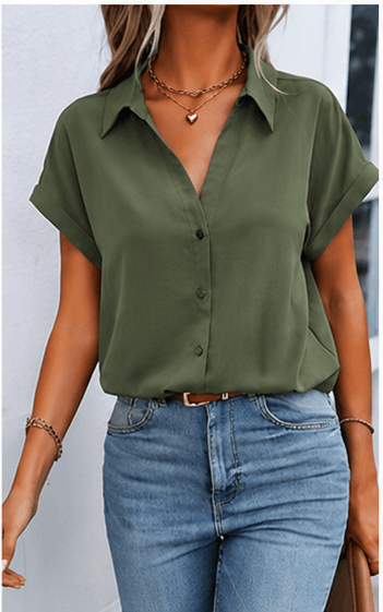 Chemisier Femme – Manches Chauve-Souris & Style Casual Chic VELICYA