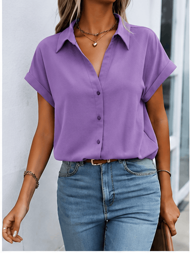 Chemisier Femme – Manches Chauve-Souris & Style Casual Chic VELICYA