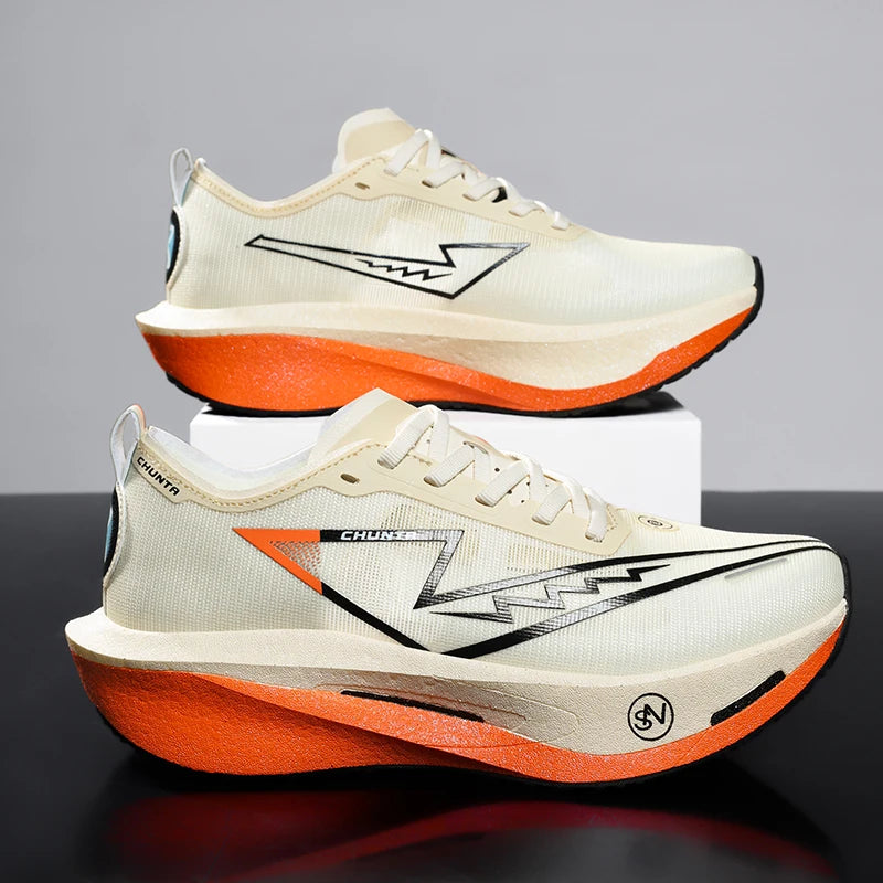 Chunta – Chaussures de Running Marathon à Plaque Carbone – Légères, Respirantes & Performantes – Homme/Femme