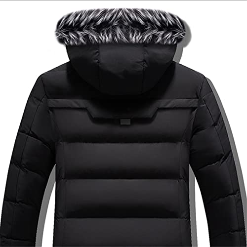 KINKOCCL – Veste Homme avec Fourrure – Blouson Décontracté, Chaud & Tendance