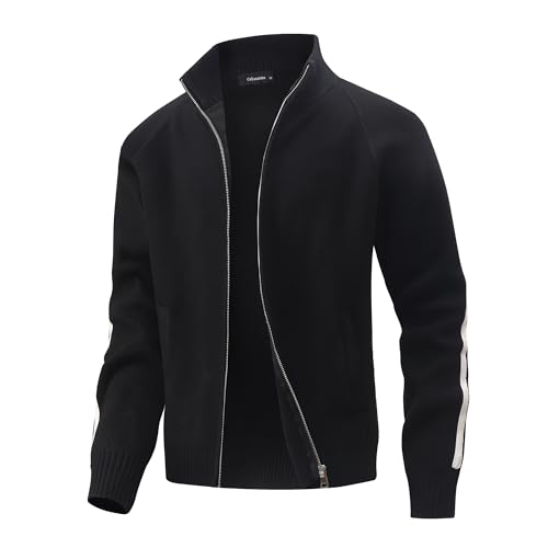 Cardigan homme CoXuantion zippé à col montant