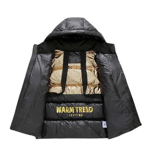 Doudoune homme hiver chaude et légère – Veste slim style ski, randonnée et moto