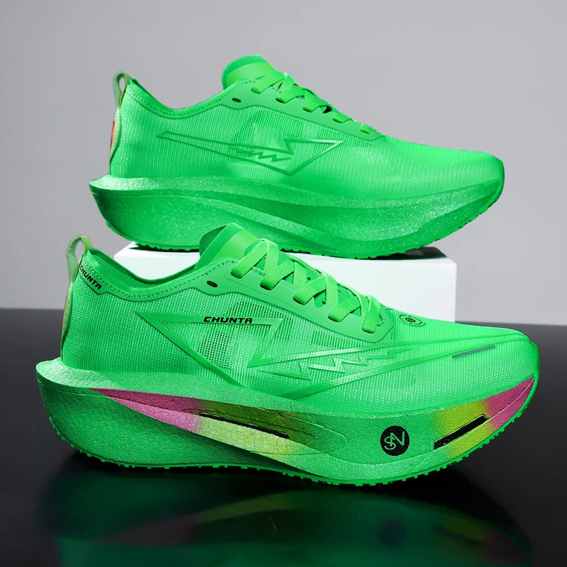 Chunta – Chaussures de Running Marathon à Plaque Carbone – Légères, Respirantes & Performantes – Homme/Femme