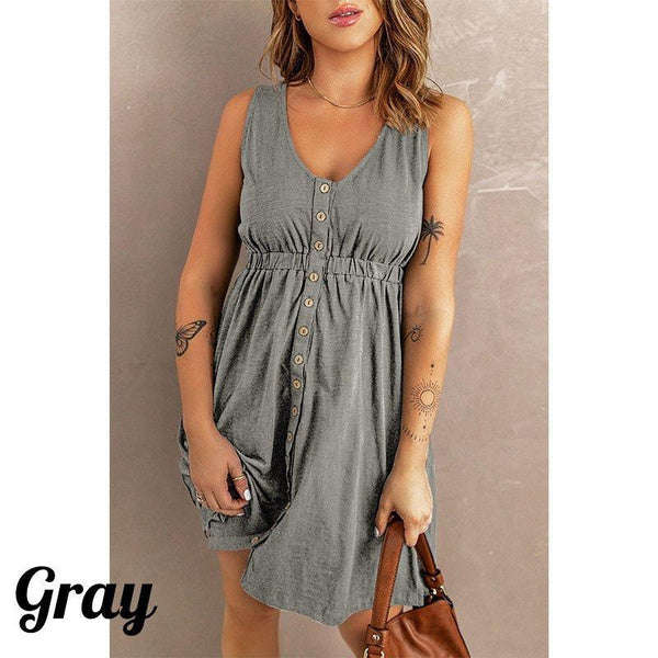 Robe courte sans manches pour femme VELICYA