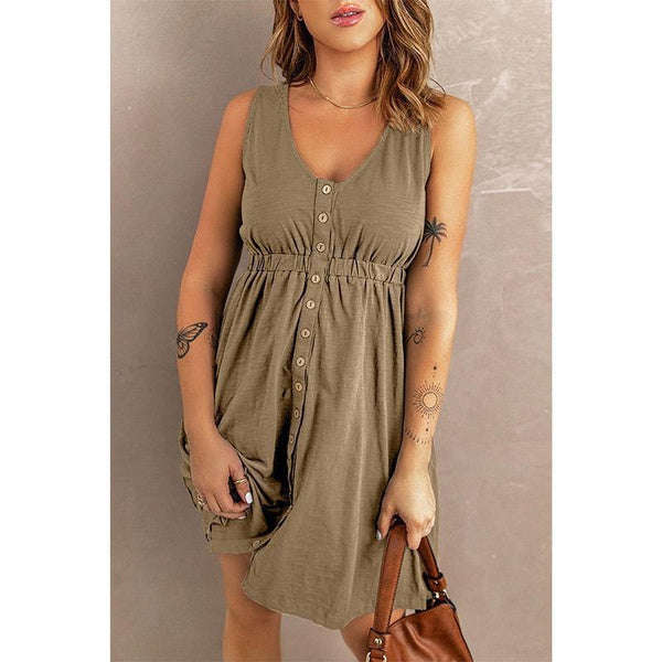 Robe courte sans manches pour femme VELICYA