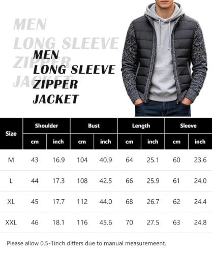 APAELEA – Cardigan Homme Hiver en Maille – Pull Zippé à Col Montant