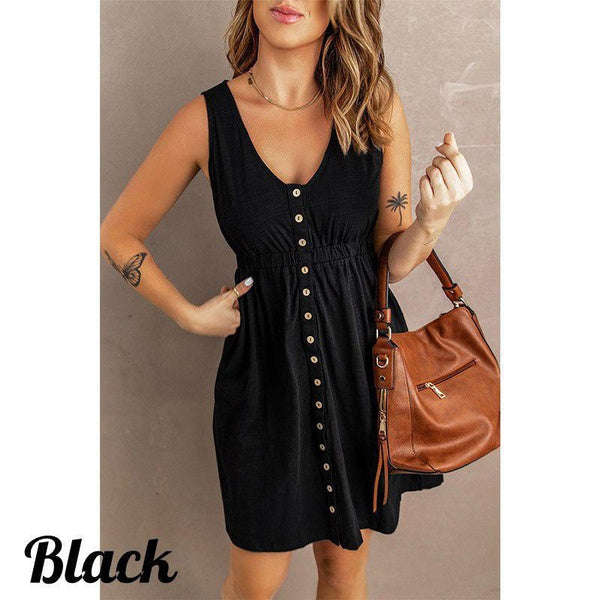 Robe courte sans manches pour femme VELICYA
