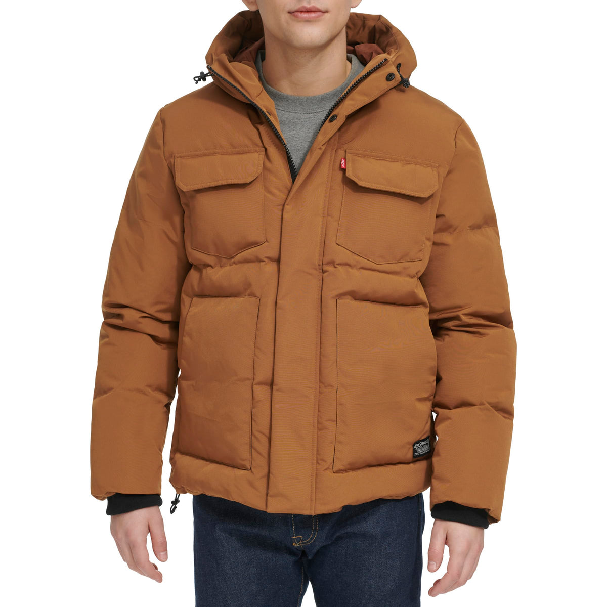 Levi’s - Doudoune à capuche avec poches poitrine – Homme