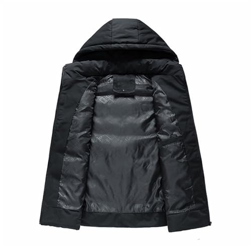 Icegrey – Doudoune sans manches à capuche pour homme – Gilet chaud et épais avec poches zippées