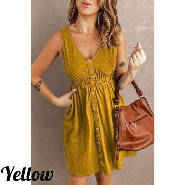Robe courte sans manches pour femme VELICYA
