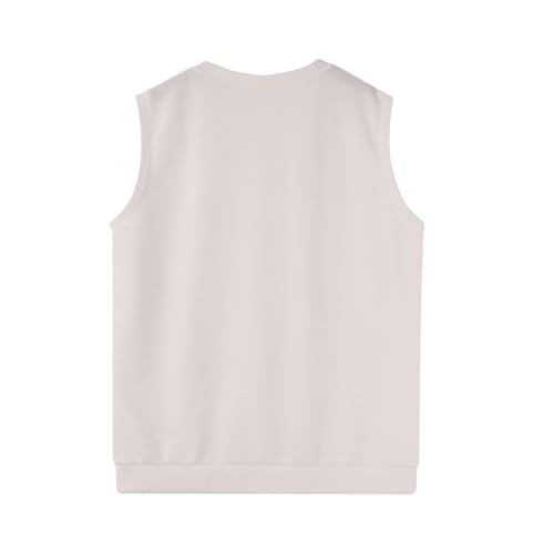 Gilet homme sans manches en maille à col V