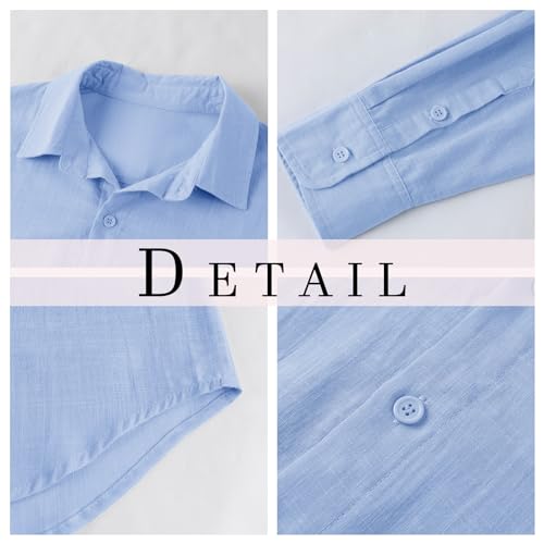 Runcati – Chemise Homme à Manches Longues – Style Casual, Moderne & Polyvalent