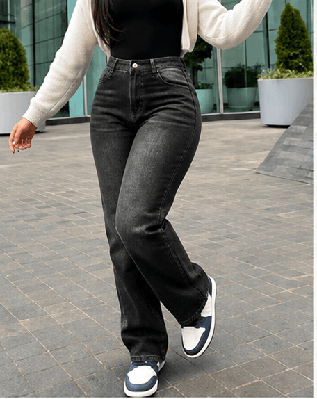 Jean Femme Vintage Boyfriend – Coupe Droite Loose & Esprit Années 90 VELICYA