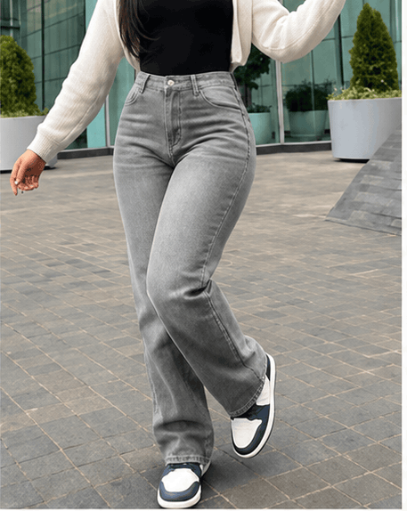 Jean Femme Vintage Boyfriend – Coupe Droite Loose & Esprit Années 90 VELICYA