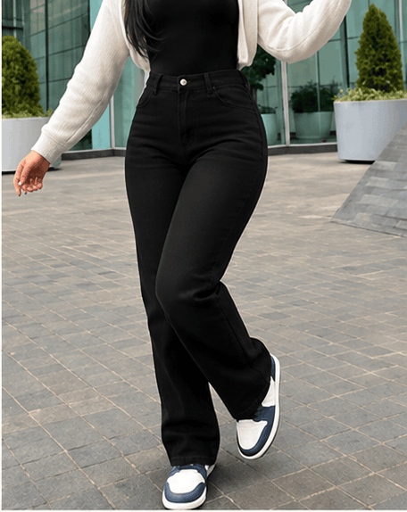 Jean Femme Vintage Boyfriend – Coupe Droite Loose & Esprit Années 90 VELICYA